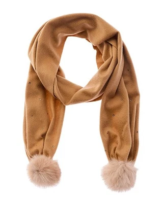 Bufanda de cachemir para mujer Portolano Stones marrón Foto 1 de 3