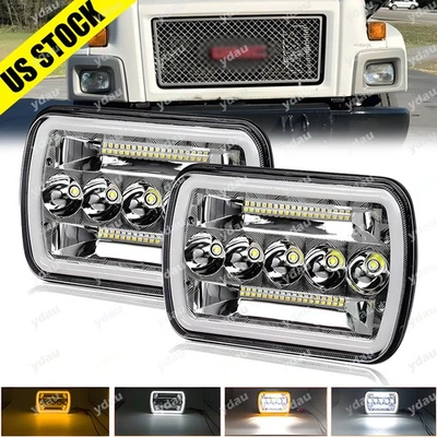 Faro LED de 7x6 pulgadas apto para Chevy C6500 Kodiak C7500 para GMC Topkick 1997-2009 Foto 1 de 4