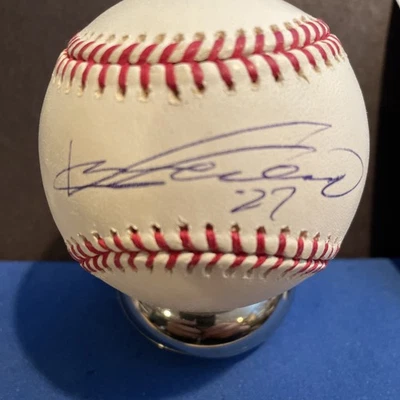 Vlad Guerrero Sr. #27 Autographed MLBall JSA Certified  - Image 1 of 4