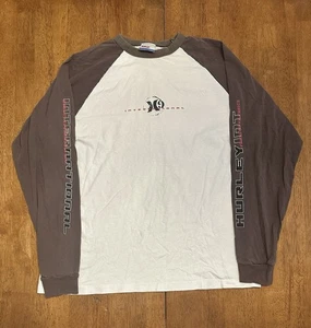 Camiseta De Colección Y2K Hurley International Manga Larga Grande Grunge Surf Skate - Imagen 1 de 8