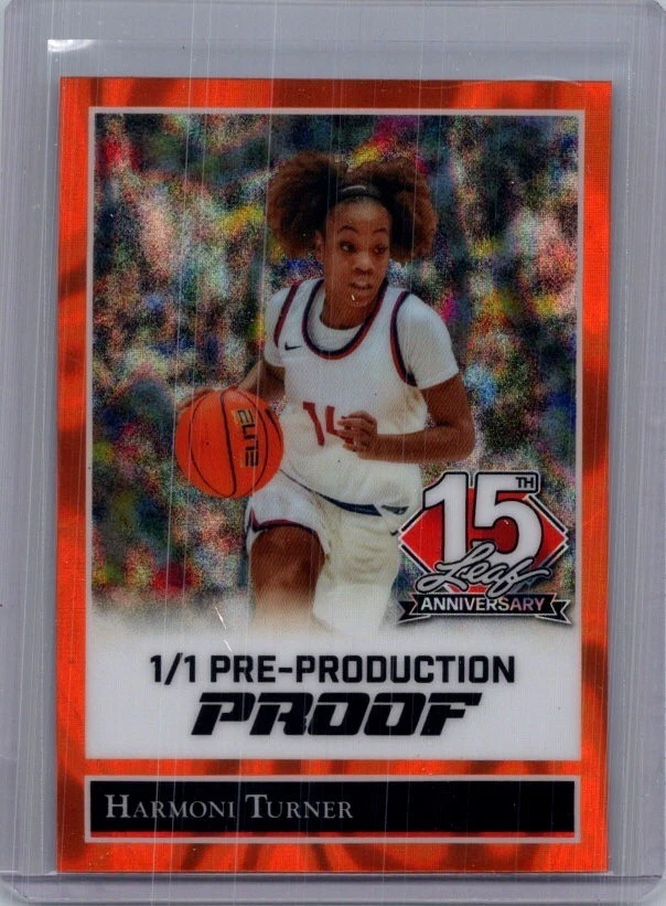 Harmoni Turner 2025 Leaf National NSCC 1/1 prueba de preproducción Foto 1 de 1