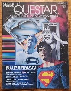 Questar Science Fiction & Fantasy Magazine #3 March 1979 Superman Cover - Picture 1 of 1