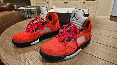 Air Jordan 5 Retro Raging Bull Red Gamuza 2021 Hombre Talla 9.5 Excelente Estado Foto 1 de 4