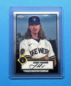 2021 Topps Chrome Platinum Josh Hader 1952 Card San Diego Padres Brewers 🔥🔥🔥 - Picture 1 of 4