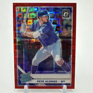 Pete Alonso 2019 Donruss Optic Rated Rookies Red Pandora 56/99 New York Mets - Imagen 1 de 2