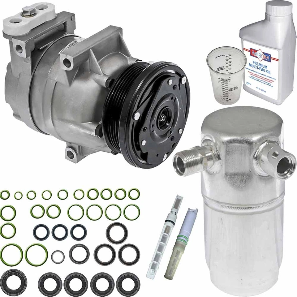 Compresor de aire acondicionado Omega para Buick Century Pontiac Grand Prix con kit de reparación de aire acondicionado DAC Foto 1 de 1
