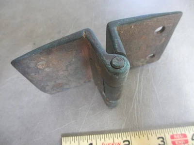 Antique Vintage Old Camel Back Brass Bronze Hinge 4⅞" x 2⅜" Old Barn Gate Door - Image 1 of 4