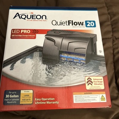 Aqueon QuietFlow 20 Up to 30-Gallon Power Filter Cartridge - Image 1 of 4