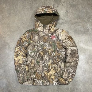 RealTree Xtra Camo Full Zip Puffer Jacket Womens Coat Camouflage & Pink Sz Small - Picture 1 of 11