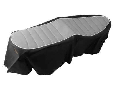 Cubierta de asiento acanalada superior gris Triumph 350 500 650 1967-1968 PN# 82-7777 F7777 Foto 1 de 3