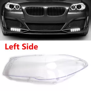 Left Headlight Clear Cover Lens For 10-2014 BMW 5-Series F10 F18 520 523 525 535 - Bild 1 von 7