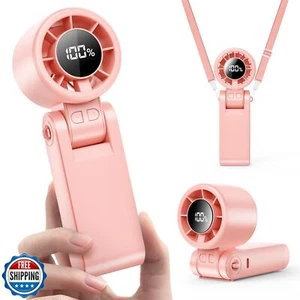 Portable Handheld Turbo Fan, 100 Gear Wind, Battery Operated, 3 IN 1 Hand Fan - Picture 1 of 5