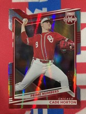 Cade Horton 2022 Panini Elite Extra Edition Prime Numbers RC 067/150