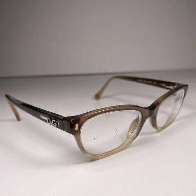 Dolce & Gabbana 眼镜 DD 1205 1675 水晶 棕色 米色 50 17 135 弹性铰链 — 第 1/4 张图片