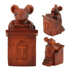 Church Mouse Statue Bedroom Collectibles Figurines Bookshelf For Home Lover Gift