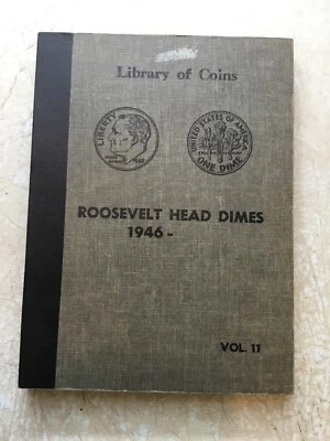 Roosevelt Head Dimes 1946-1965 Library of Coins book 41 RAINBOW TONED COINS - Image 1 of 4