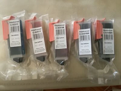 CANON Ink Cartridge PGI-250XL Black CLI-251XL BK/C/M Y New Sealed By Inkjet - Image 1 of 3