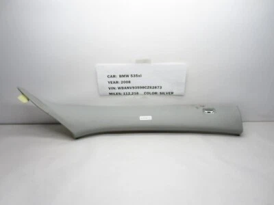 BMW 535xi 2008 moldura interior pilar A delantero 51437027086 OEM Foto 1 de 4