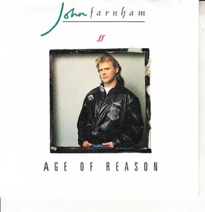 JOHN FARNHAM Age Of Reason PICTURE SLEEVE 7" 45 rpm record NEW + juke box strip - Picture 1 of 3