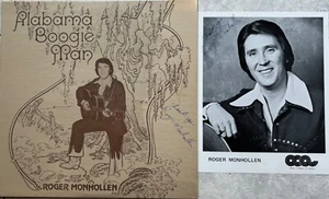 Roger Monhollen - Alabama Boogie Man - RARE LP Signed Cover w/ Signed Photo - Picture 1 of 7