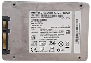 SSD Intel Pro série 2500 SSDSC2BF180A5L 180Go Sata 2,5" SSD 83% santé - Photo 1/2