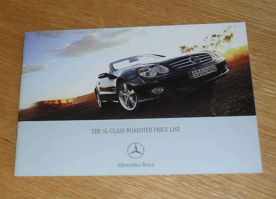 Lista de precios Mercedes SL Roadster 2007 - SL350 SL500 SL600 SL55 SL65 AMG Foto 1 de 1