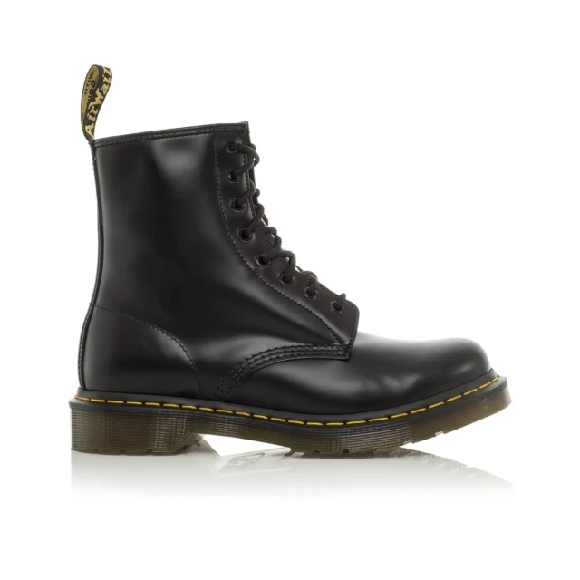 Dr. Martens 1460 Women's Original Smooth Leather Lace Up Boots - Black, Size 7 US