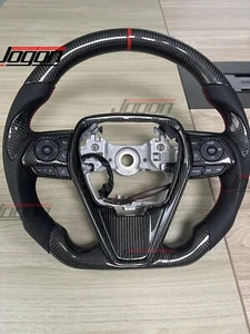 Volante de carbono real de repuesto para Toyota Camry XV70 TRD 8º 2019 20-23 - Imagen 1 de 8