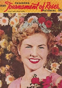 TOURNAMENT OF ROSES 1949 PICTORIAL MAGAZINE-FLOATS & GAME COVERAGE - Picture 1 of 3