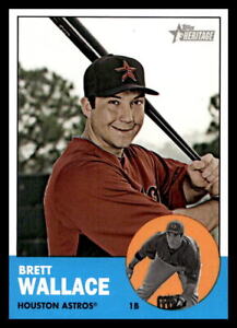 2012 Topps Heritage 230 Brett Wallace   Houston Astros  Baseball Card
