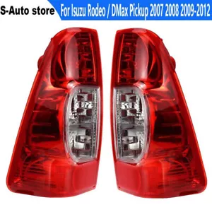 1 Pair For Isuzu Rodeo / DMax Pickup 2007-2012 Tail Light Rear Lamp Reverse Lamp - Picture 1 of 6