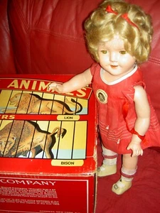 18" compo. signed IDEAL Shirley Temple doll all orig. "Our Little Girl" dress++ - Picture 1 of 24