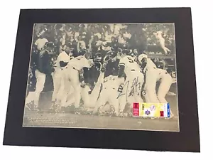 1995 ALDS Yankees Ticket Stub vs Mariners Postseason Debut Win display Autograph - Picture 1 of 22