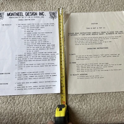 Manual de paintball Montneel Foto 1 de 4