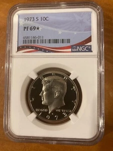 1973 S Kennedy Half Dollar 50c NGC PF69 ✯  ~ Label Error ✯ STAR Rare Proof ✯ - Picture 1 of 2