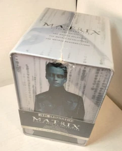 The Matrix 4-Film Deja Vu Steelbook Collection (4K UHD + Blu-ray) NEW-Box S&H - Picture 1 of 8