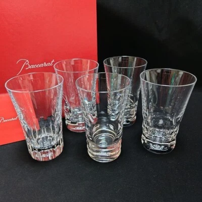 baccarat glass Classic 5 tumblers Set  ETNA VEGA ROSA BIBA BELUGA - Image 1 of 4