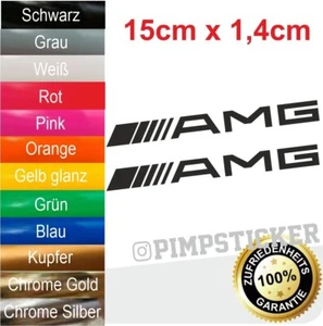 2 pegatinas coche AMG Mercedes Styling colorido nuevo coche lámina tuning JDM - Imagen 1 de 4