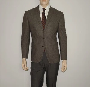 NEW John Varvatos Two Button Peak Lapel Blazer in Brown Size 40R - Picture 1 of 11