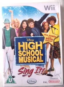 54442 Disney High School Musical Sing It ! - Nintendo Wii (2007) RVL-RI2P-UKV - Picture 1 of 1