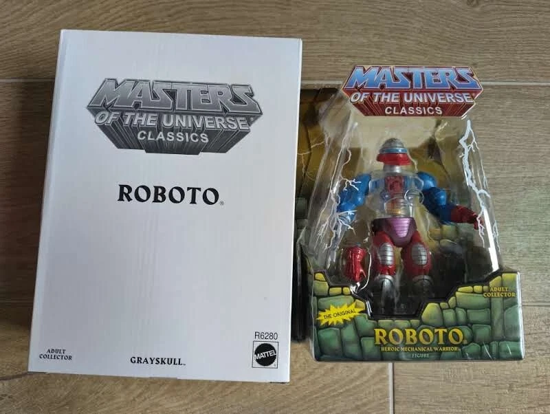 Roboto Masters Of The Universe Classics MOTUC 2010 action figure Mattel - Immagine 1 di 4