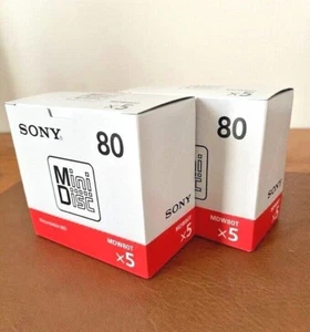 Sony MD Minidisc 80 MDW80T Minutes Recordable Blank Media Mini Disc From Japan - Picture 1 of 14