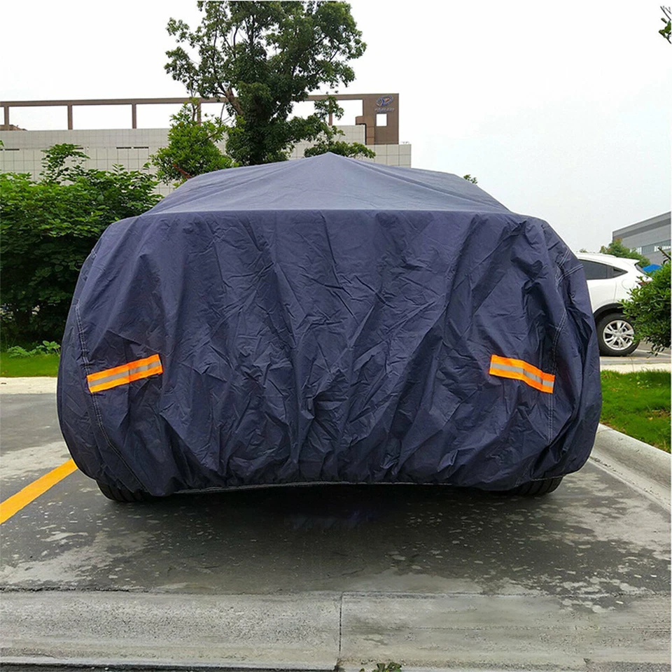 Car Dust Cover with Elastic Hem - Waterproof UV Shield for Sedan Foto 1 de 4