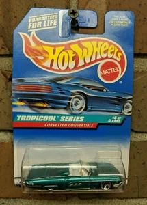 1997 Hot Wheels Error Tropical Series Corvette Convertible - Thunderbird - Picture 1 of 6