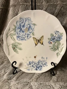 BEST DEAL! FREE SHIPPING! Lenox "Butterfly Meadow Blue" 11 inch Dinner Plate - Picture 1 of 8