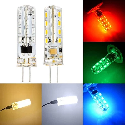G4 LED 2W 24LED SMD 3014 Warm/Cool white Red Green Blue Light Capsule Bulb DC - Image 1 of 3