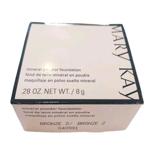 MARY KAY Mineral Powder Foundation .28oz - 040991 Bronze 2 - New in Box - Picture 1 of 5