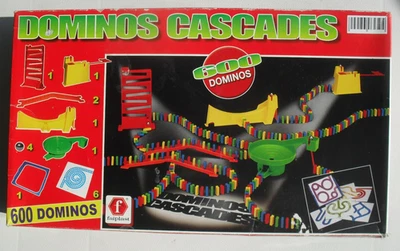 Dominos Cascades 600 Small Dominoes Run Toy Game Complete - Image 1 of 4