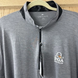 Greyson Guide Sport 2025 PGA Championship 1/4-Reißverschluss Pullover 2XL Wachtel hohl 142 $ - Bild 1 von 13