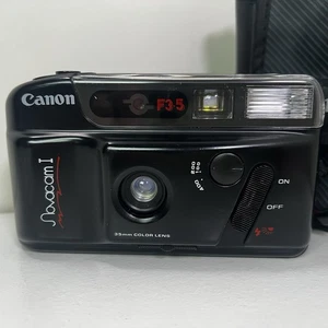 Canon Novacam 1 35mm schwarz Vintage Kamera kompaktes Design Retro Modell - Bild 1 von 13